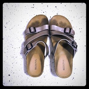 Merona silver sandals!